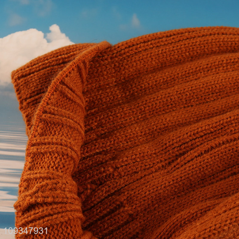 Top selling winter windproof beanies hat knitted hat