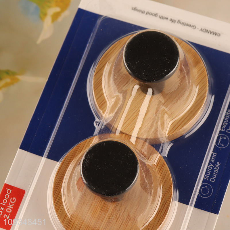 China products 2pcs round adhesive hook sticky hook