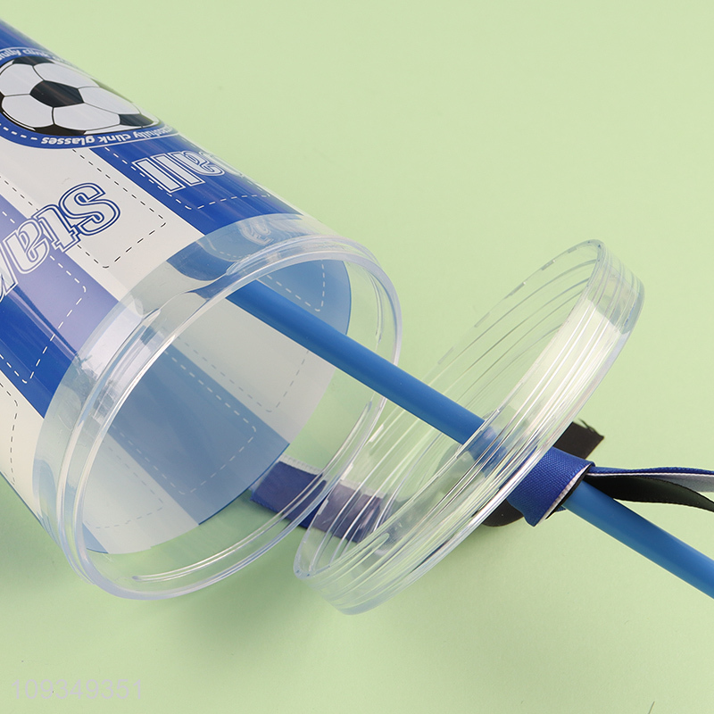 Popular products 600ml plastic cup straw cup