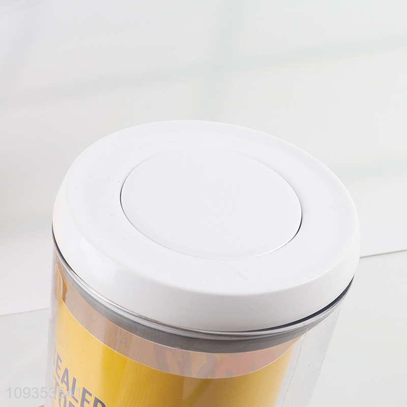 Top selling clear sealed plastic storage jar
