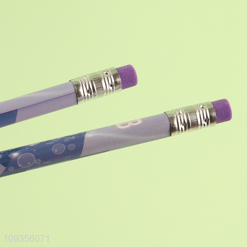 Hot items 12pcs cartoon stationery HB pencils set