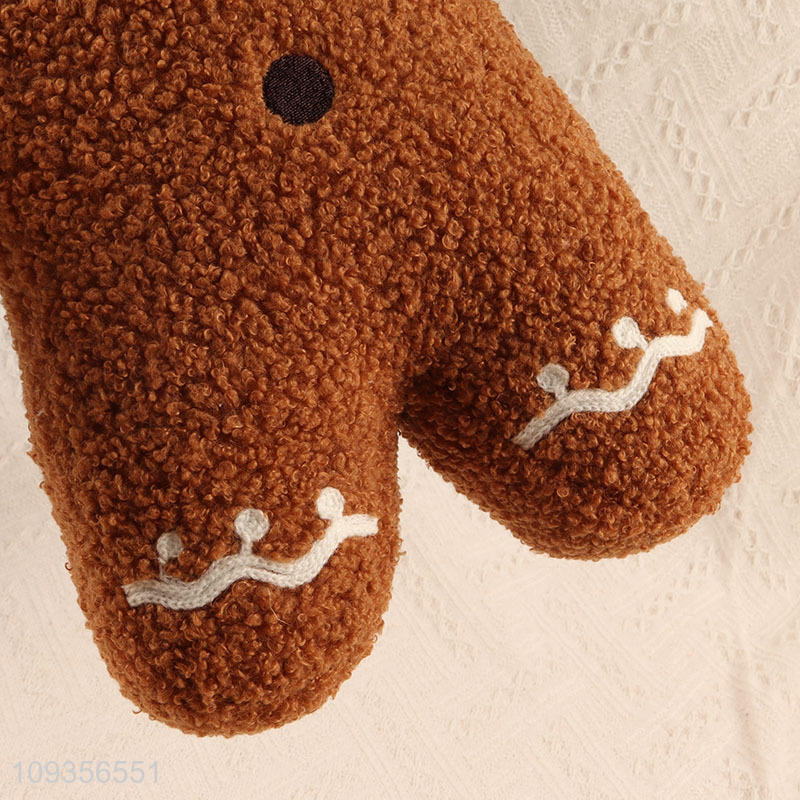 Factory price gingerbread man plush toys Christmas gifts