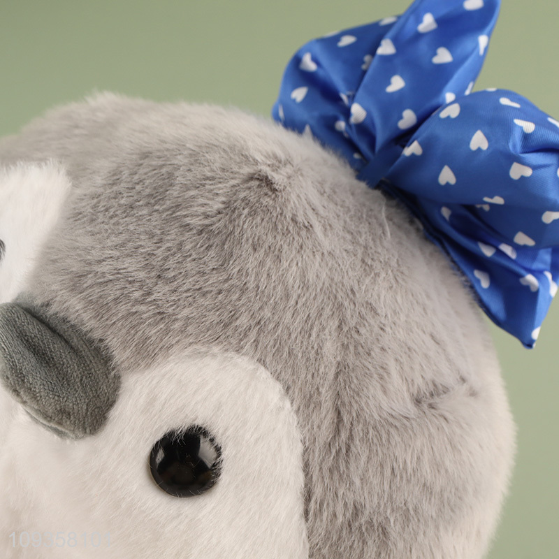 Good selling plush cartoon penguin animal toys