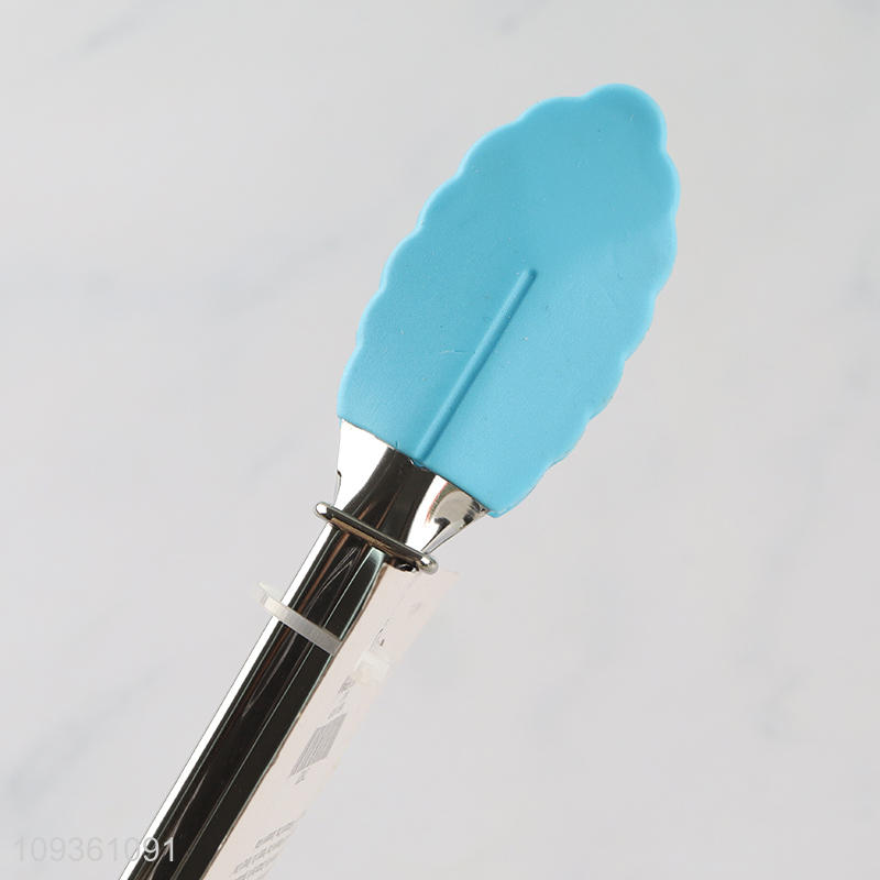 China supplier 7-inch silicone food tongs food clips