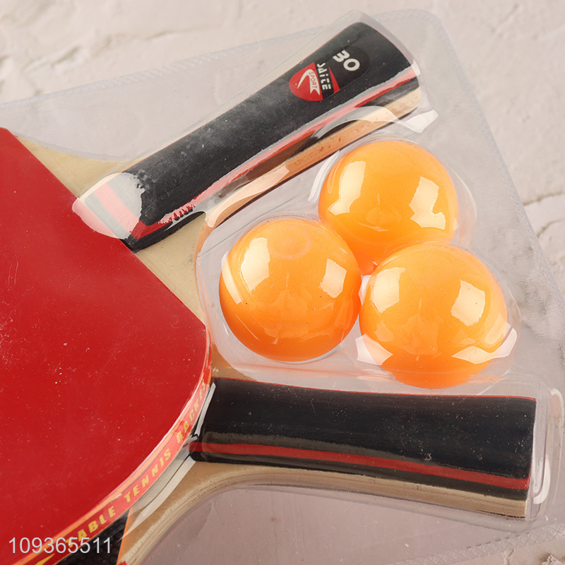 New arrival professional training table tennis racket  set
