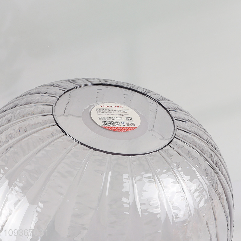 Wholesale clear tabletop decor plastic fruits plate