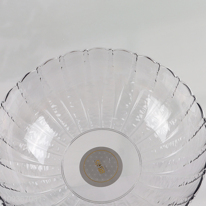 Wholesale clear tabletop decor plastic fruits plate