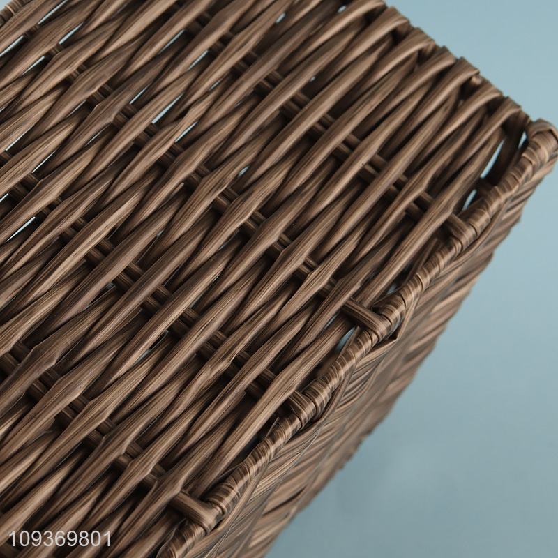 Factory supply storage basket laundry basket with handle