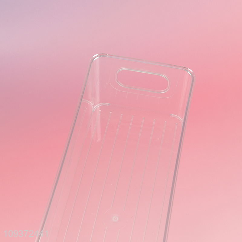 New arrival clear plastic storage box with handle
