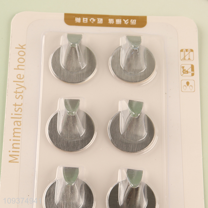 China factory mini stainless steel sticky hook wall hooks
