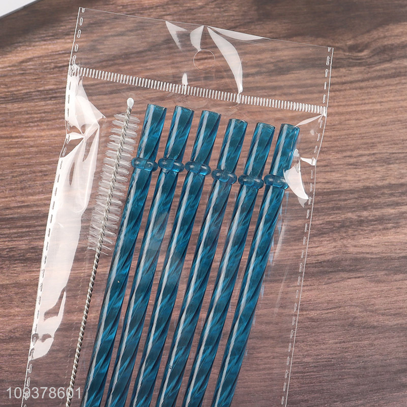 Hot sale multicolor juice straw drinking straw