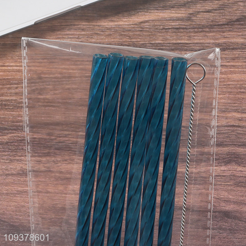 Hot sale multicolor juice straw drinking straw