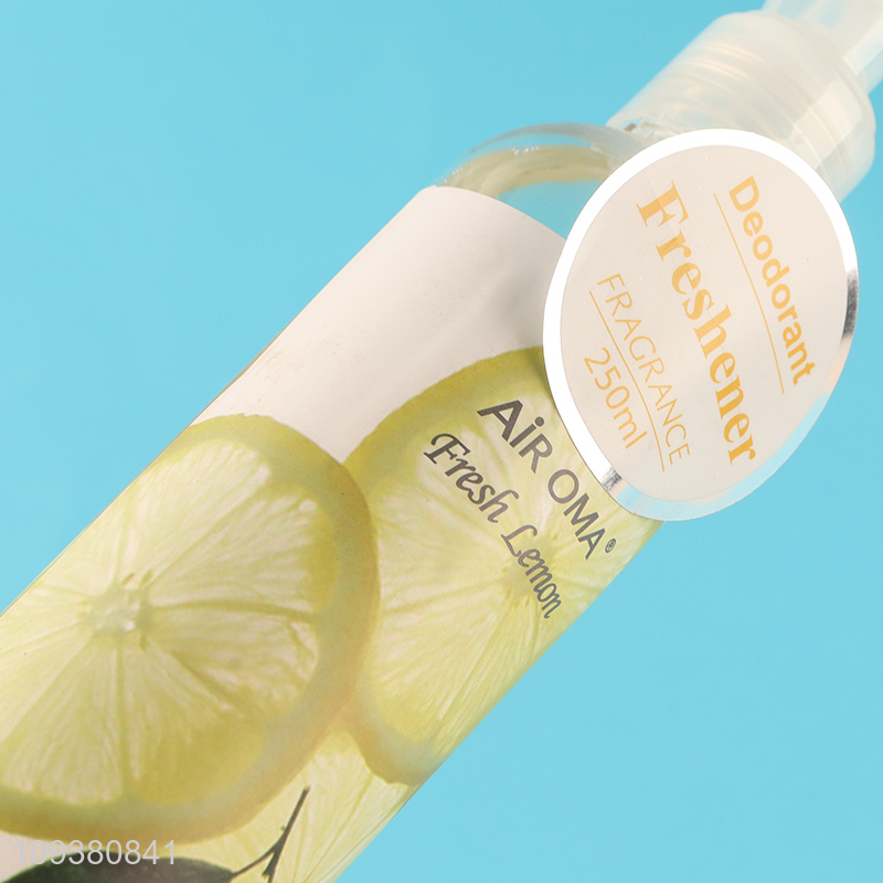 Top quality 250ml lemon fresh deodorant air freshener