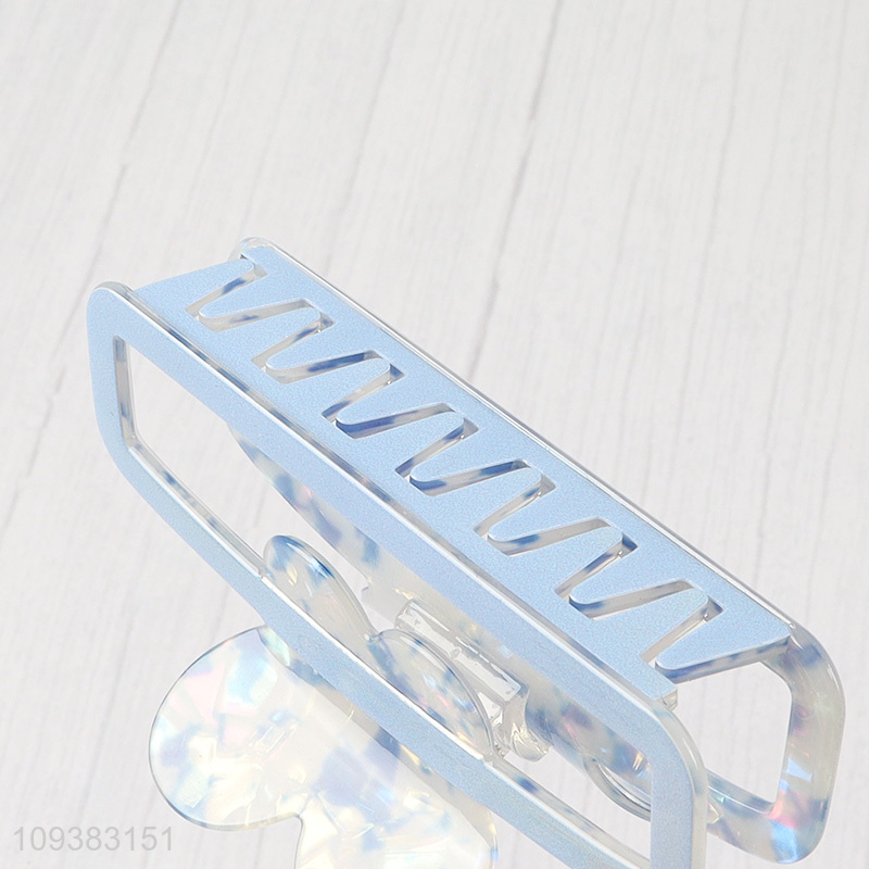New style Hair Claw Light Blue Acrylic Clip