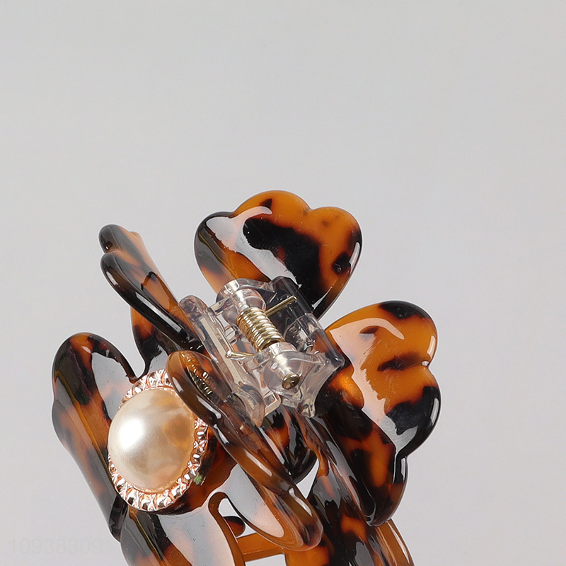 Most popular Elegant Four-Leaf Clover Hair Claw Hair Clip