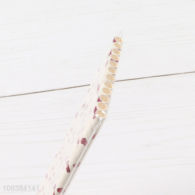 Popular products multicolor disposable straw paper straw