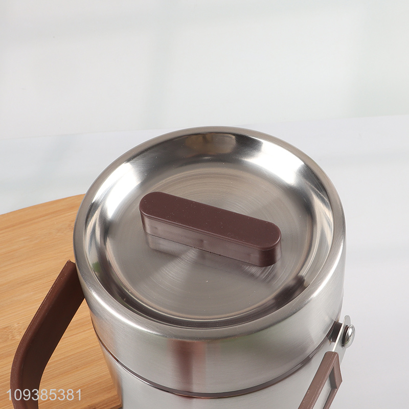 Factory price food grade stainless steel insulated lunch box