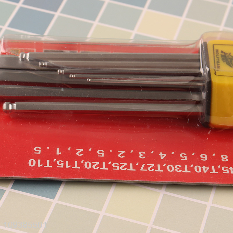 Best selling hex key wrenches set for hand tool