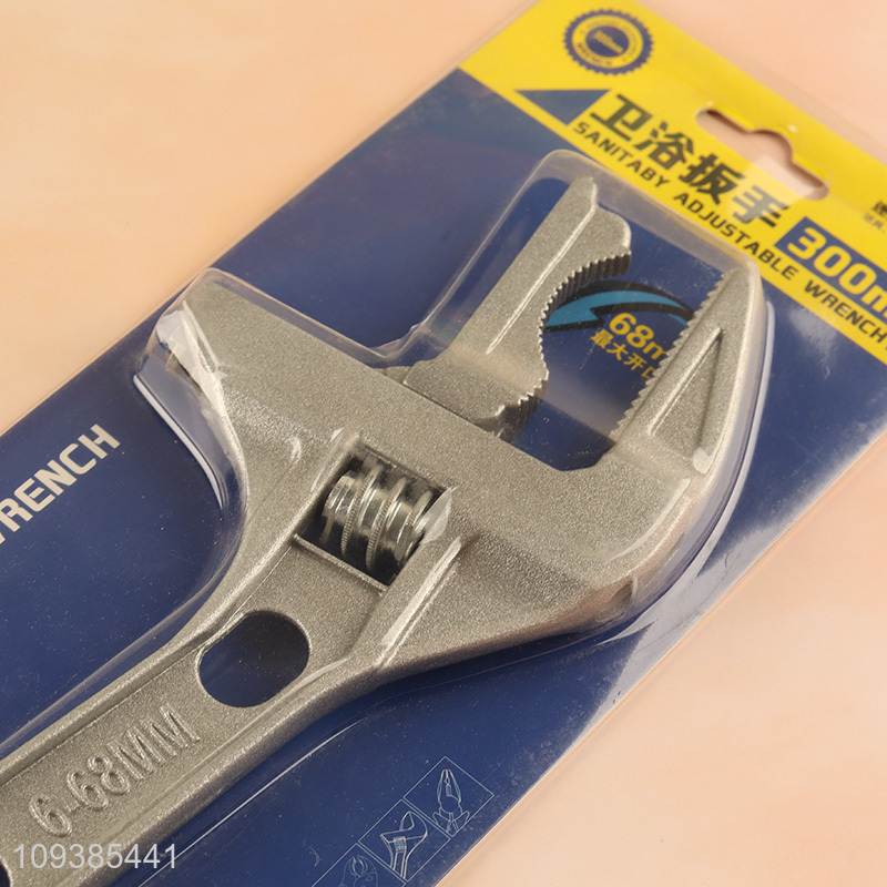 Factory supply bathroom wrench adjustable wrench for sale