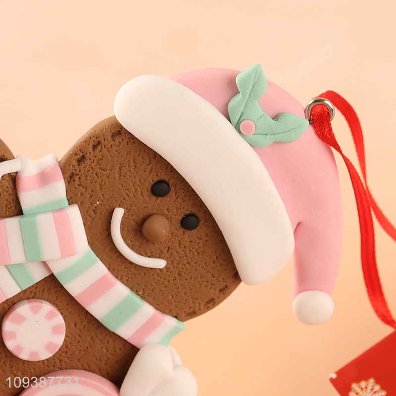 Low price gingerbread man Christmas hanging ornament decoration for sale