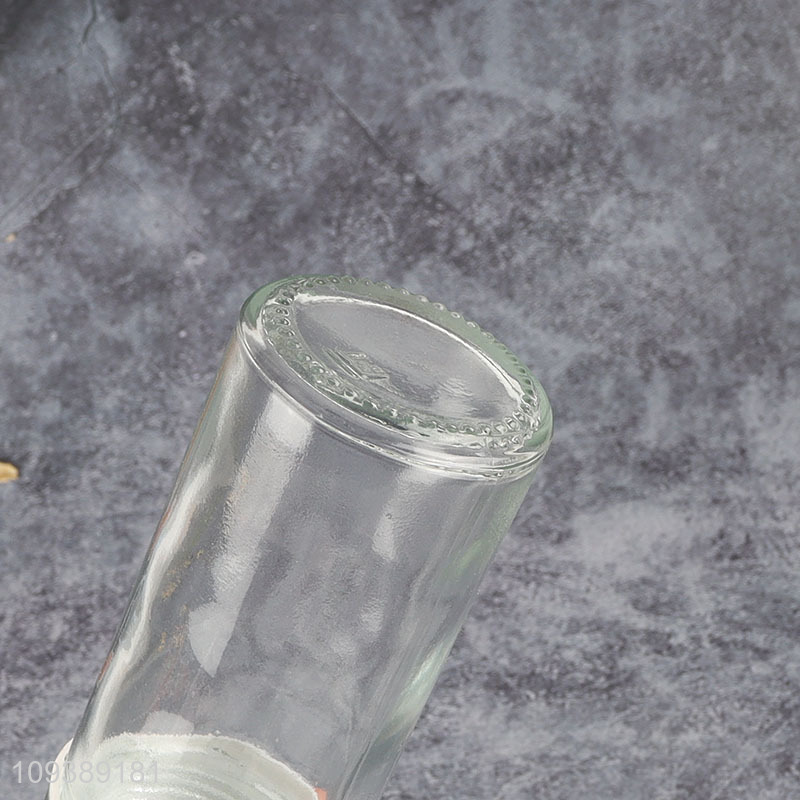 Low price glass condiment bottle salt bottle