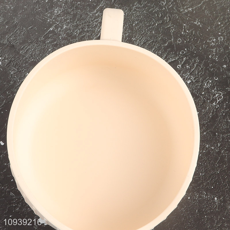 Latest products   silicone baby bowl with double handle