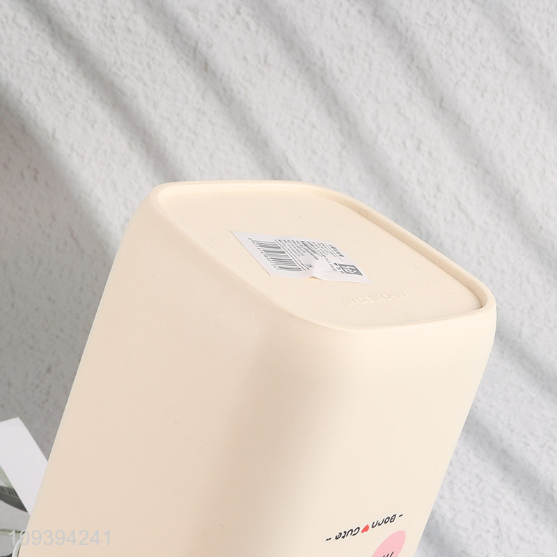 Hot sale mini plastic trash bin for office