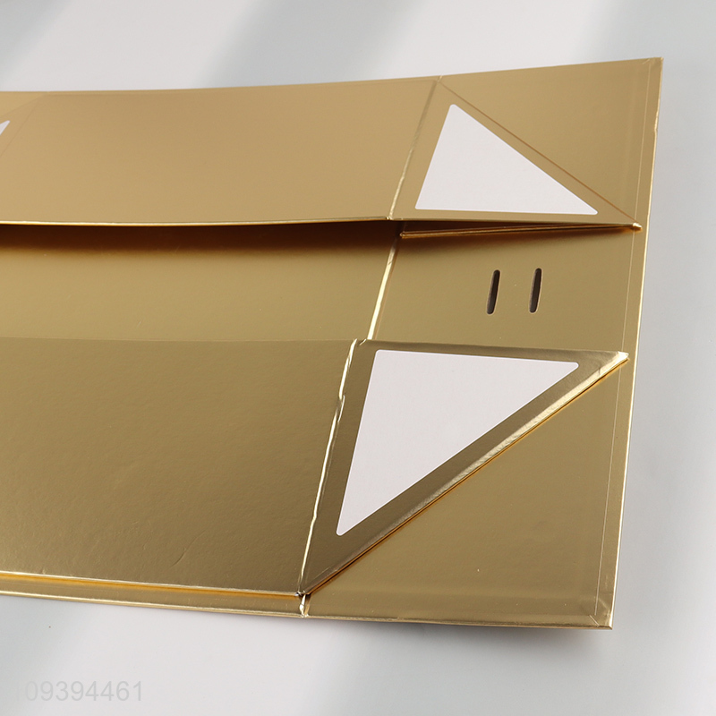 Low price golden paper box gifts packaging box