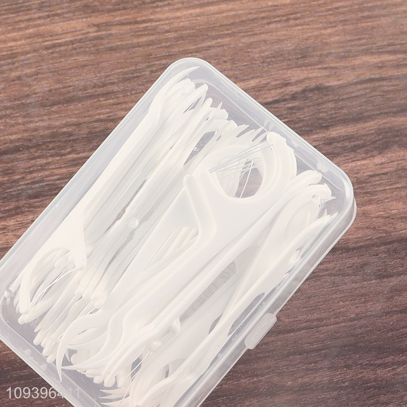 Hot items disposable oral care dental floss set