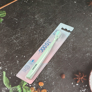 China factory long handle toothbrush for deep cleaning