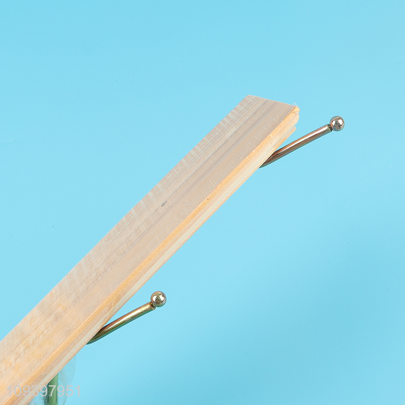 Wholesale wooden household coat hook row hook