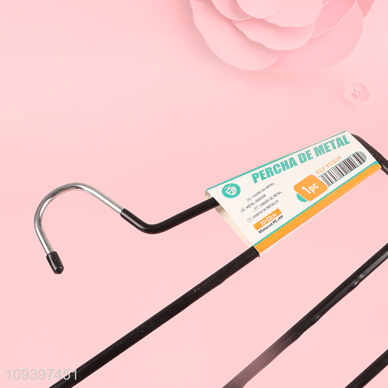 Low price multifunctional multi-layer metal trouser hangers