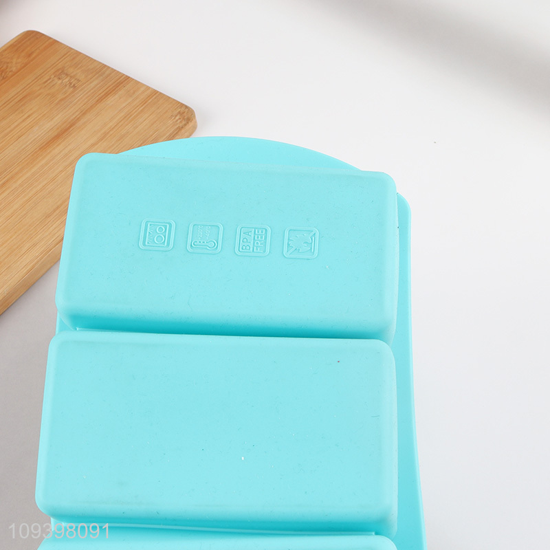 Low price silicone ice cube mold ice tray with lid