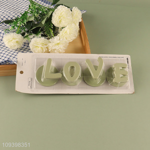 Hot selling love letter sticky hook adhesive hook