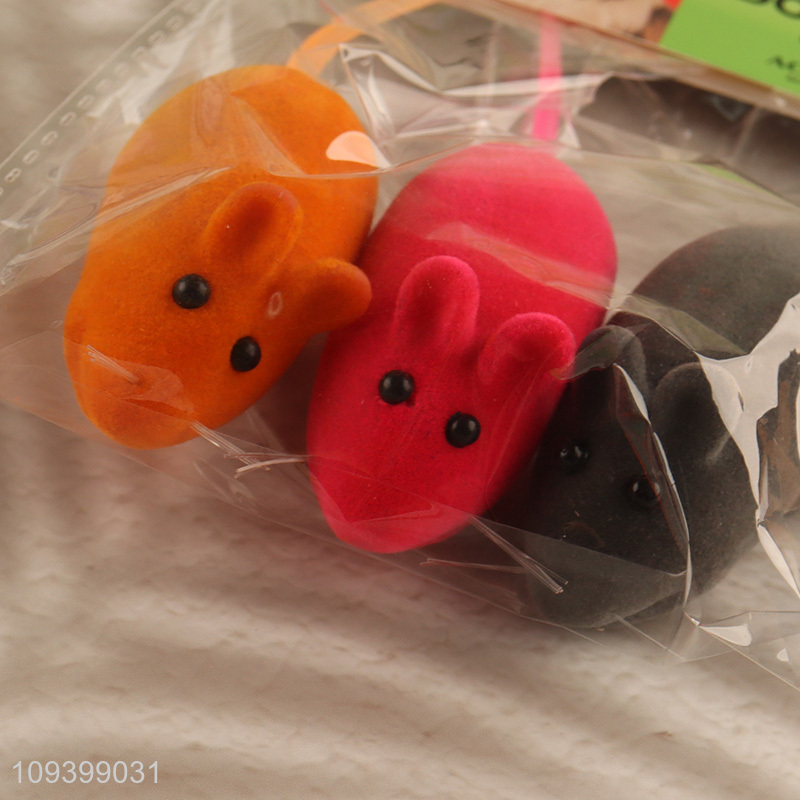 China factory 3pcs pet mouse toys squeaky toys