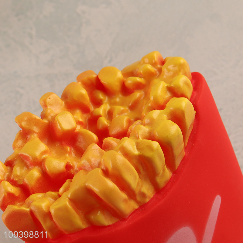 Factory direct sale pet french fries toy teething toys