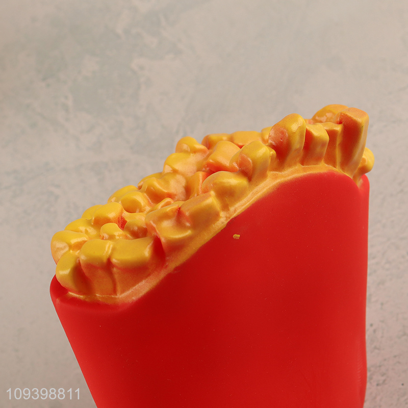 Factory direct sale pet french fries toy teething toys