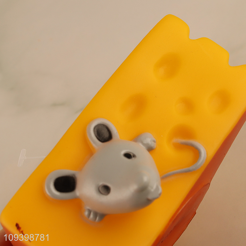 Factory supply pet mouse bread toy for interactive toys