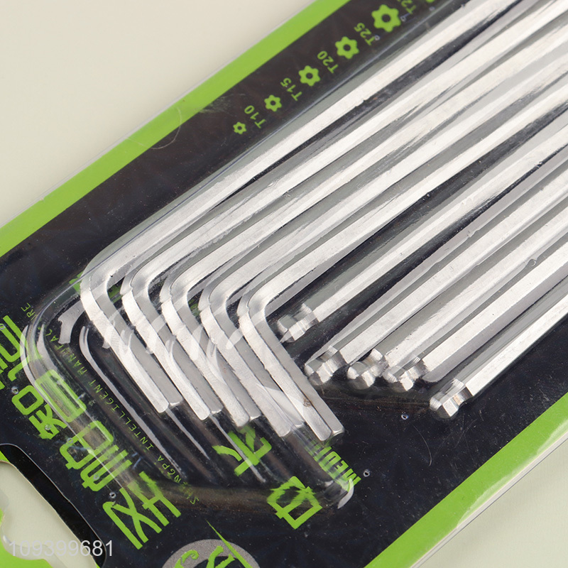China wholesale hex key set for household repair