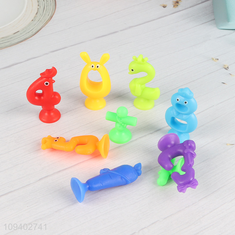 New arrival  number suction cup building blocks toy
