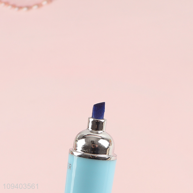 Factory price 4colors non-toxic highlighter pen set