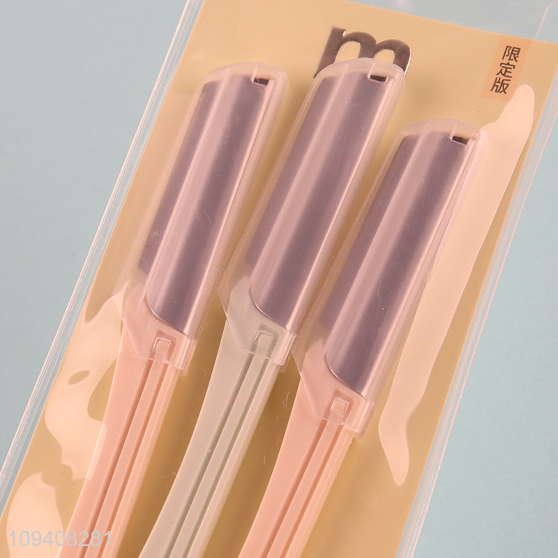 Top sale 3pcs eyebrow razor eyebrow trimmer