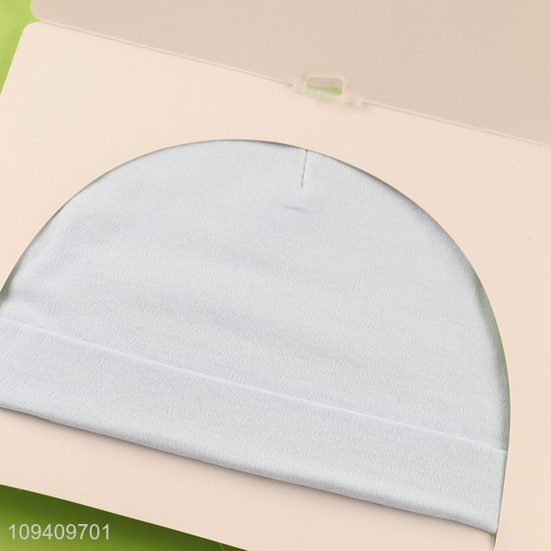 Good sale multicolor cotton soft baby hat