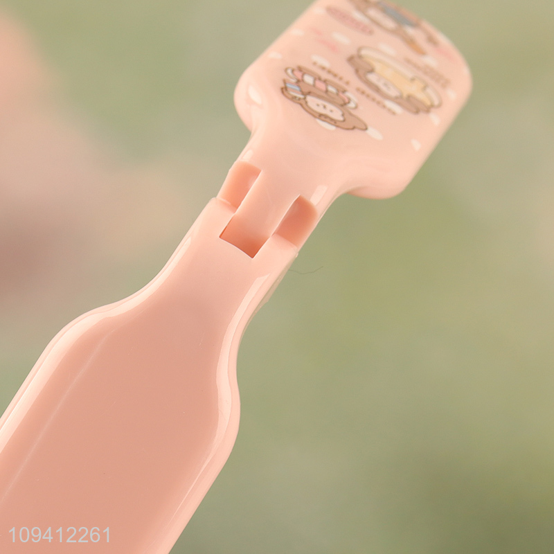 Factory supply anti-static hair comb with mirror