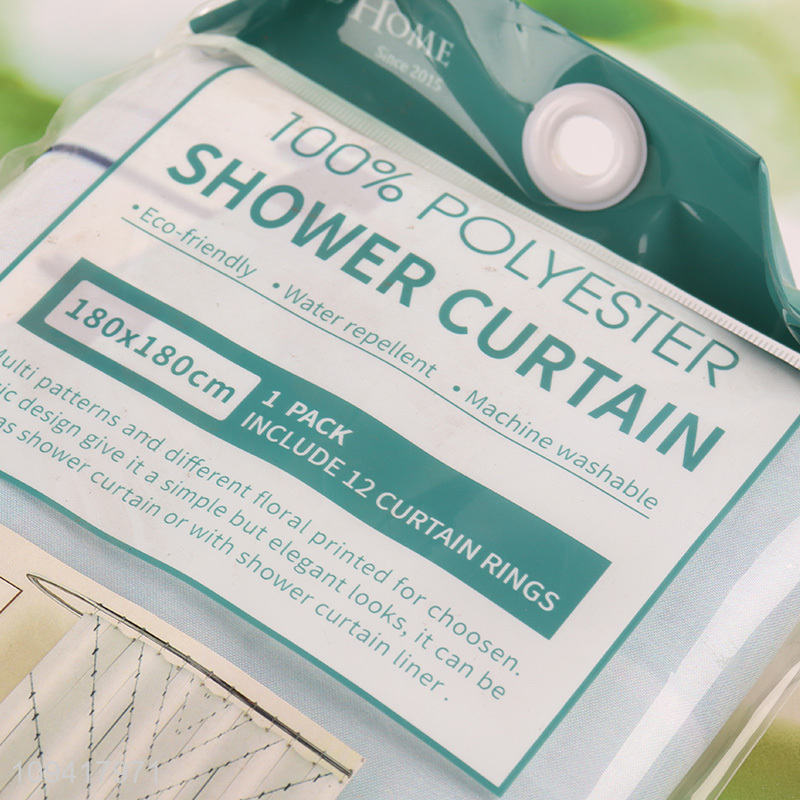 Best Selling Eco-Friendly Shower Curtai For Bathroom