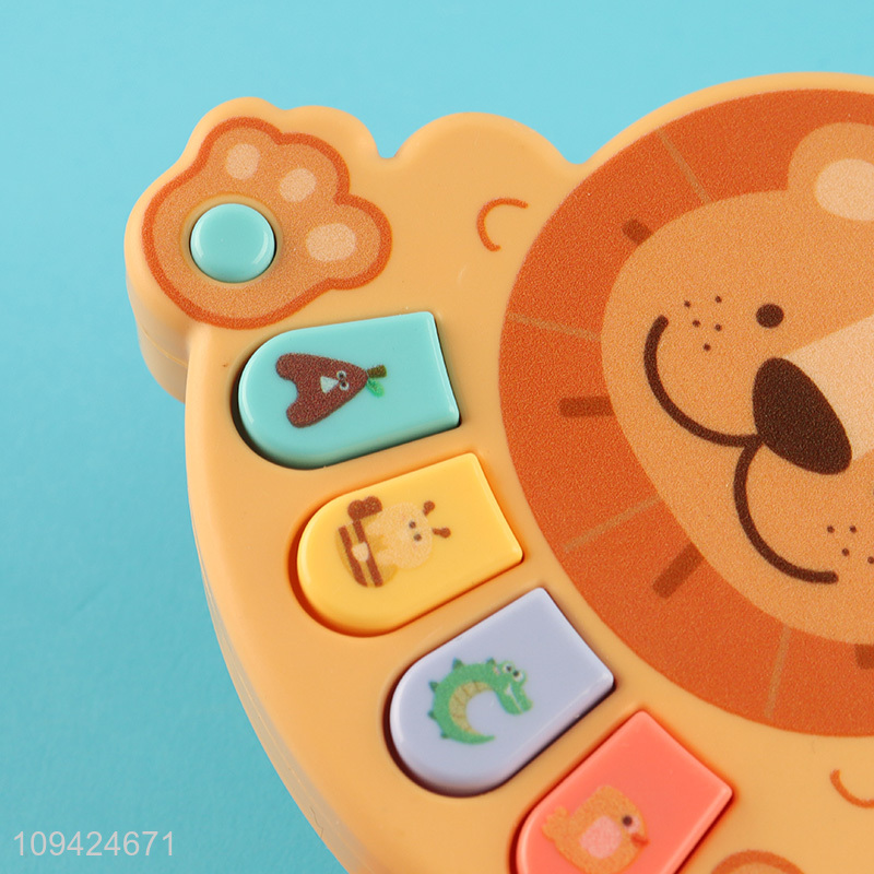 New arrival kids cartoon lion piano toys