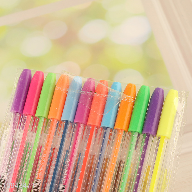 New arrival school office glitter pen set