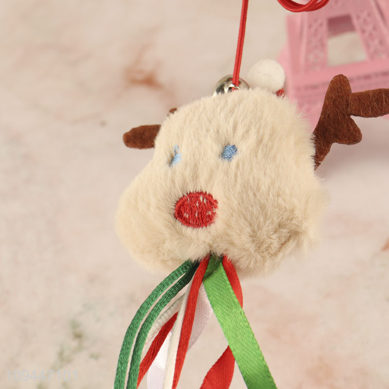 China wholesale christmas cat interactive toy with ribbon