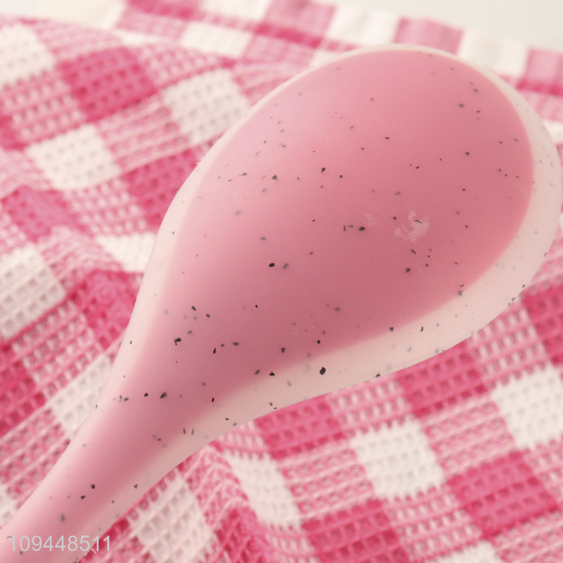 China wholesale long handle silicone basting spoon