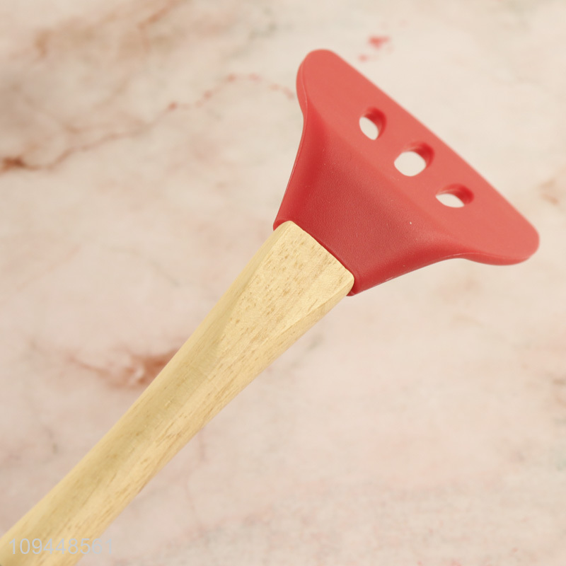 Top quality silicone kitchen utensil slotted spatula for sale